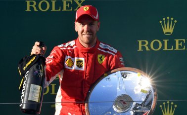 Se impuso en el primer Gran Premio de la temporada de la Fórmula 1. AFP