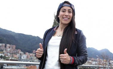 Mariana Pajón, deportista colombiana. Colprensa
