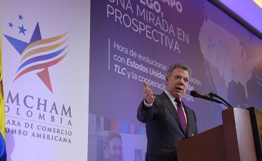 Juan Manuel Santos, presidente de Colombia. Colprensa