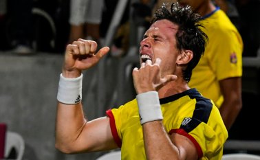 Esta es la tercera vez que Colombia logra remontar una serie de Copa Davis estando 1-2 abajo. AFP