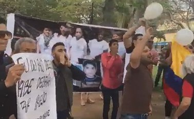 Álvaro Uribe en el municipio de Ocaña. Captura de video