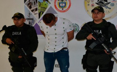 Durán Botero fue capturado por los delitos de extorsión agravada y concierto para delinquir con fines extorsivos. Cortesía