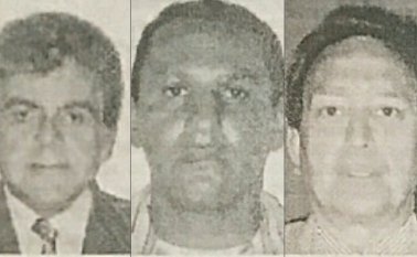 En la foto de izquierda a derecha: Fabio Simón Younes, Marlon Marín y Armando Gómez. Colprensa