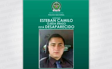 Esteban Camilo Ojeda había desaparecido en Bogotá, el pasado 7 de abril. Tomada de Twitter