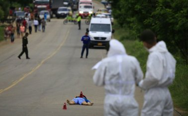 La mujer falleció de manera inmediata por el fuerte impacto. Juan Pablo Cohen