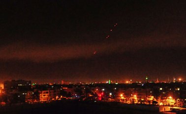 Ataques realizados por Estados Unidos, Francia y Reino Unido contra Siria. AFP