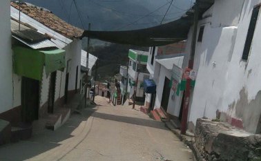 Así permanecen muchas de las calles en los diferentes municipios del Catatumbo por el miedo de los habitantes. Cortesía