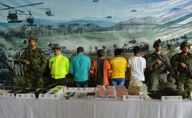 En los últimos días fueron capturados cuatro integrantes de las disidencias del Frente Séptimo de las Farc, entre los que se encuentra ‘El Burro’, jefe de seguridad del encargado de coordinar el tema de narcotráfico. Colprensa