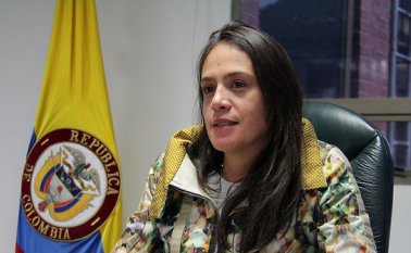 Angela Mora, directora ANTV. Colprensa