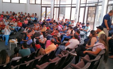 En el Comité de Justicia Transicional se tomó la decisión de suspender las clases hasta el 22 de abril. Cortesía