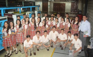 Los estudiantes conocieron sobre los procesos para elaborar el periódico. Giovanny Rojas