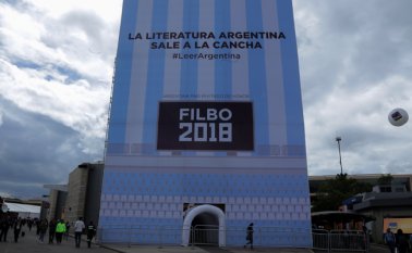 Argentina, país invitado de honor, recreó un gran estadio. Colprensa