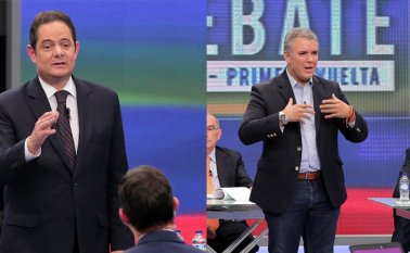 Germán Vargas Lleras, candidato por firmas, e Iván Duque, del Centro Democrático, son los nuevos protagonistas de la confrontación que se viene dando en las redes sociales. Archivo