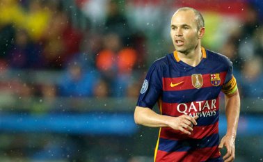 El jugador del Barcelona, Andrés Iniesta, dejaría el club catalán en el que ha sido figura en la final de la presente temporada. Archivo