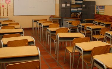 La semana pasada, las labores escolares estuvieron suspendidas en todos los colegios debido al paro armado que decretó el Epl. Archivo