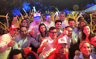 El aspirante Germán Vargas Lleras es quien cuenta hoy con el respaldo del mayor número de partidos políticos. Su campaña en Norte de Santander también es la que más peso tiene en términos de maquinarias. Cortesía