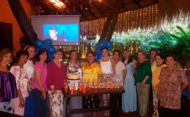 Belén de Román, Sonia Sauda de Rodríguez, Nancy Cabrera de Parra, María Elena Llanes de Parada, Piedad Valero de Salgar, Marleny Mafla de Ararat, Teresa Parada de González, Laura Cáceres de Díaz, Fanny Arenas de Molina, Lucy García de Lamk, Fanny Dietes de Figueredo, Fanny de Arciniegas, Judith de Gómez y Carmen Alícia de Ruiz.
Laura Correal