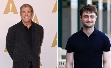 El director y actor Mel Gibson (izquierda) grabará su próxima película a mediados de este año en el país; el actor Daniel Radcliffe, famoso por interpretar a ‘Harry Potter’, visitará Cali para grabar su segunda película. Archivo