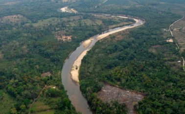 En el Catatumbo, desde el cielo se ven algunos lugares deforestados. Para 2015, los principales sitios afectados por la deforestación eran Tibú y los sectores sur y occidental del Parque Nacional Natural Catatumbo-Barí. Archivo La Opinión