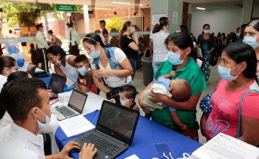El domingo se hizo la valoración de los 115 menores de edad inscritos. Cortesía