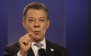 Juan Manuel Santos, presidente de Colombia. Colprensa