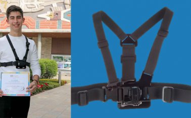 El chaleco detecta la aproximación de objetos en movimiento como vehículos, alertando de manera especial y con un tiempo suficiente para que la persona pueda detenerse. Tec.mx/es