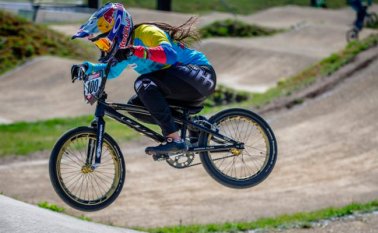 En las cuatro válidas de Copa Mundo que se han disputado este año, Mariana no ha podido sumar ningún podio. Tomada de Twitter