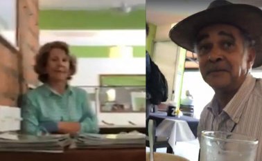 Capturas de imagen de los videos publicados por Valeria Lotero. Captura de video