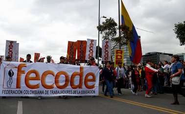 Los sindicatos filiales de Fecode realizarán actividades para visibilizar la protesta con actos culturales. Colprensa