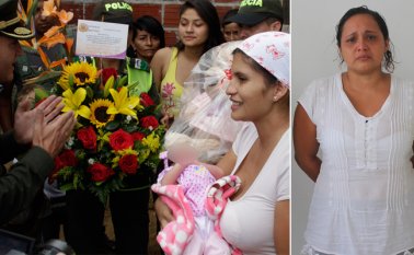 La defensa de la Laura González (izquierda) centró sus argumentos en que no se trató de un secuestro, puesto que padecía en el momento de un trastorno mental. Archivo