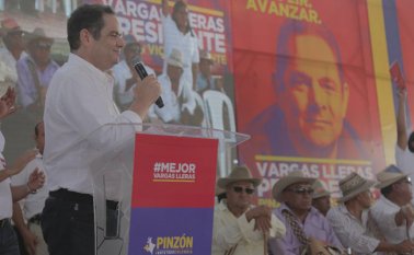 Germán Vargas Lleras logró subir un poco más de cinco puntos en su intención de voto, en contraste con la medición de marzo. Archivo