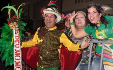 Ricardo Sierra Vásquez, Rey Momo del Carnaval 2018. Colprensa