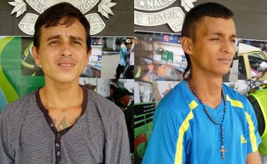 Freddy Jesús Sánchez y Yordano Arévalo Vernal. Policía