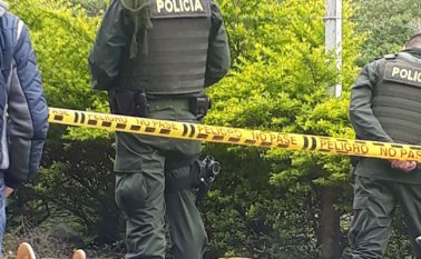 Se presume que la persona asesinada, de unos 40 años de edad, es venezolana. Cortesía