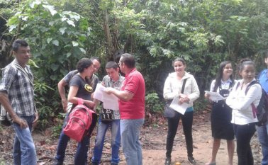 Las fincas de la zona del Catatumbo se están recorriendo como parte del ejercicio de caracterización regional. Cortesía