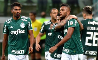 Borja, goleador del Palmeiras pero que había perdido la titularidad, desequilibró el segundo tiempo con un poder letal que dejó sin respuesta al conjunto de Barranquilla. AFP