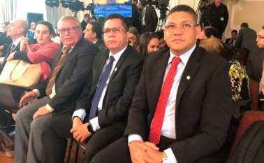 El rector de la Universidad de Pamplona, Ivaldo Torres Chávez, participó en una reunión encabezada por la Ministra de Educación, Yaneth Giha Tovar y los integrantes del Sistema Universitario Estatal (Sue). Cortesía