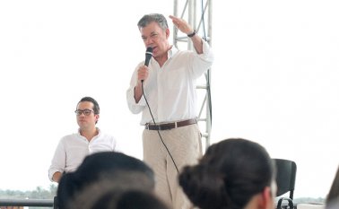 Juan Manuel Santos, presidente de Colombia. Colprensa