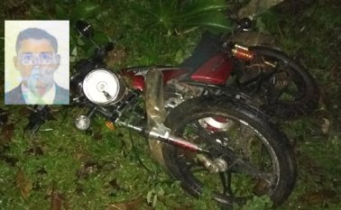 Luis Emilio Rodríguez murió de manera inmediata en el lugar del accidente. Cortesía