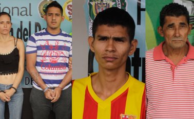 María Yolanda Suárez Villamizar, Ángelo Jesús Rojas Cruz, Jhon Alberth Becerra y Carlos Julio Figueroa. Cortesía