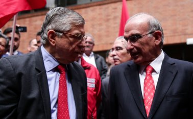 Durante la pasada campaña, a César Gaviria se le reprochó su verdadero compromiso con la candidatura de Humberto de la Calle. Archivo