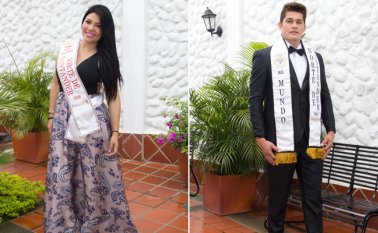 Dulce María Ramírez Meneses, Señora Mundo Norte de Santander; y Yordano Oyaga, Mister Mundo Norte de Santander, tednrán la difícil tarea dejar en alto el nombre del departamento. Alfredo Estévez