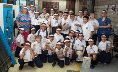 Los alumnos conocieron sobre las labores que se desarrollan en este medio de comunicación. Juan Pablo Cohen