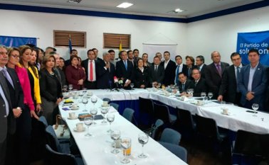 Anunciaron su apoyo al candidato presidencia.  Cortesía
