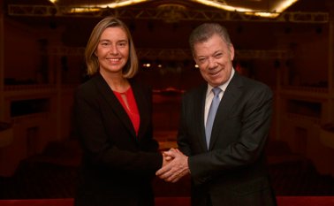 Estos recursos de la Unión Europea se suman a los 220 millones que Bruselas ya aportó para resolver el conflicto. Tomada de Twitter