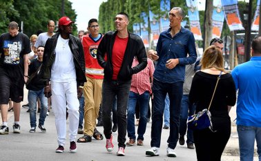 También está Dalibor Micic de Serbia, de 2,24 m, y el venezolano Jeison Orlando Rodríguez de 2,32 m. AFP