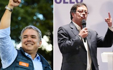 Iván Duque, del Centro Democrático, y Gustavo Petro, de Colombia Humana, representan para muchos el ala más radical de la derecha y la izquierda. La Opinión