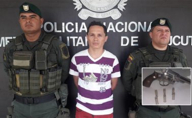 Alexis Plata Cañizales fue dejado a disposición de la Fiscalía. Policía Nacional