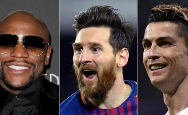 En total, los 100 mejores atletas recibieron 3,8 mil millones en ganancias. AFP