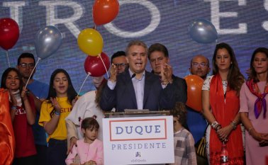 El candidato a la presidencia por el Centro Democrático, Iván Duque, ha dicho que sí es presidente hará varias modificaciones al contenido de lo que se pactó con las Farc. Archivo